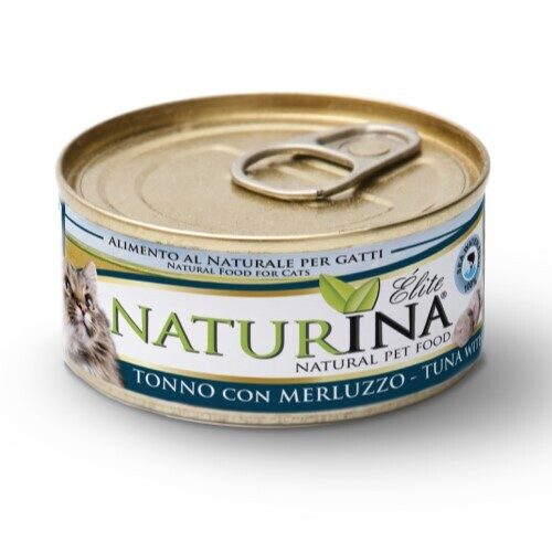 NATURINA ELITE - konservi kaķiem tuncis ar mencu 70 g
